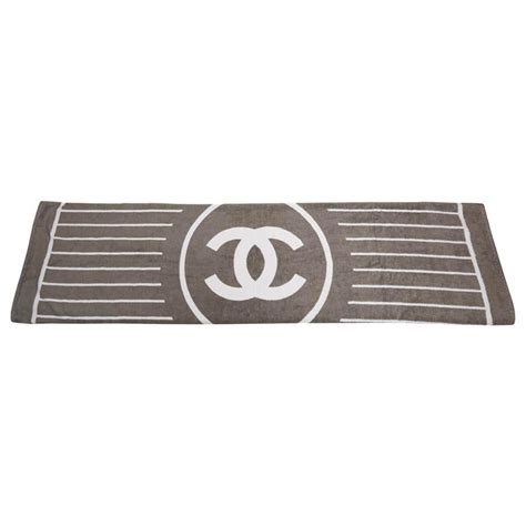 chanel beach towel